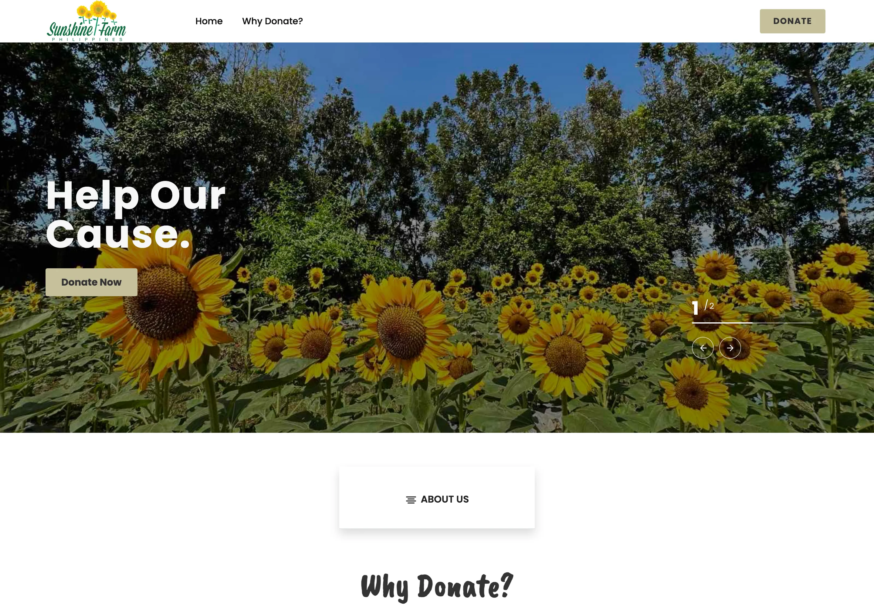 Sunshine Farm PH website