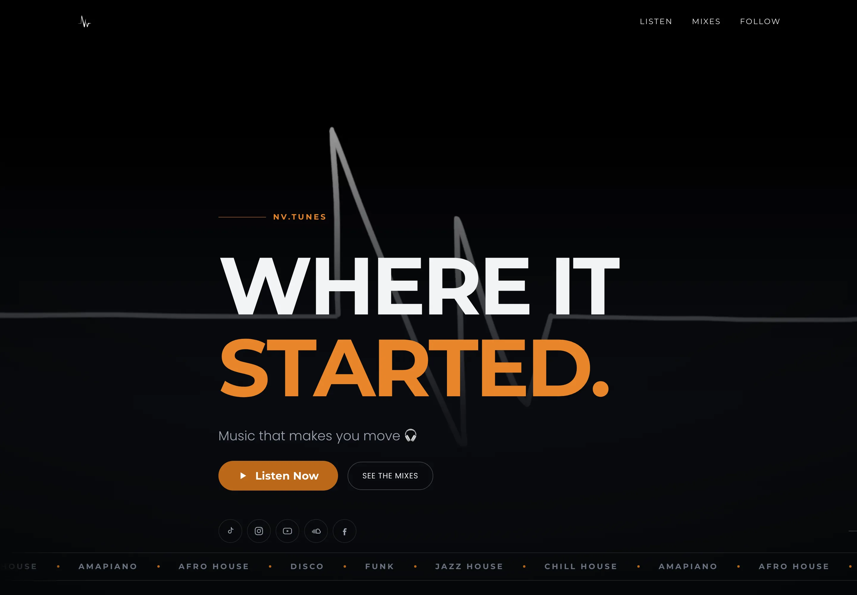 NV Tunes website
